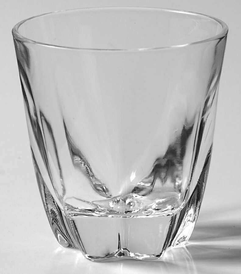 Canterbury (Heavy Pressed) 5 Oz Flat Tumbler by Duncan & Miller-1