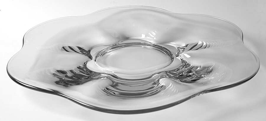 Canterbury (Heavy Pressed) Medium Torte Plate by Duncan & Miller-1