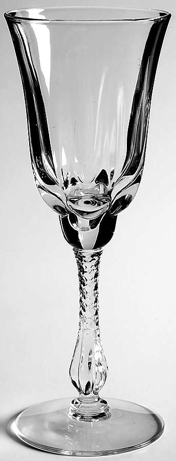 Canterbury (Blown Ribbed, Stem 5115) Claret Wine by Duncan & Miller-1