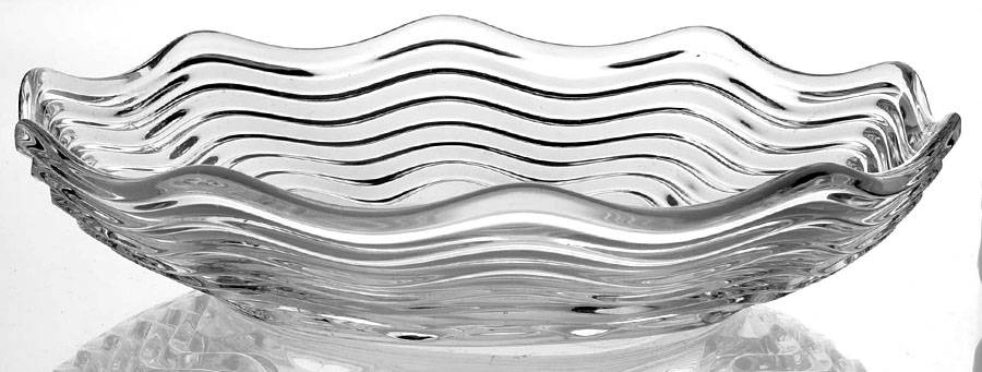 Caribbean Clear 9" Salad Bowl by Duncan & Miller-1