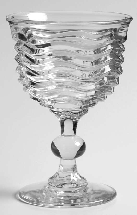 Caribbean Clear Wine Glass by Duncan & Miller-1