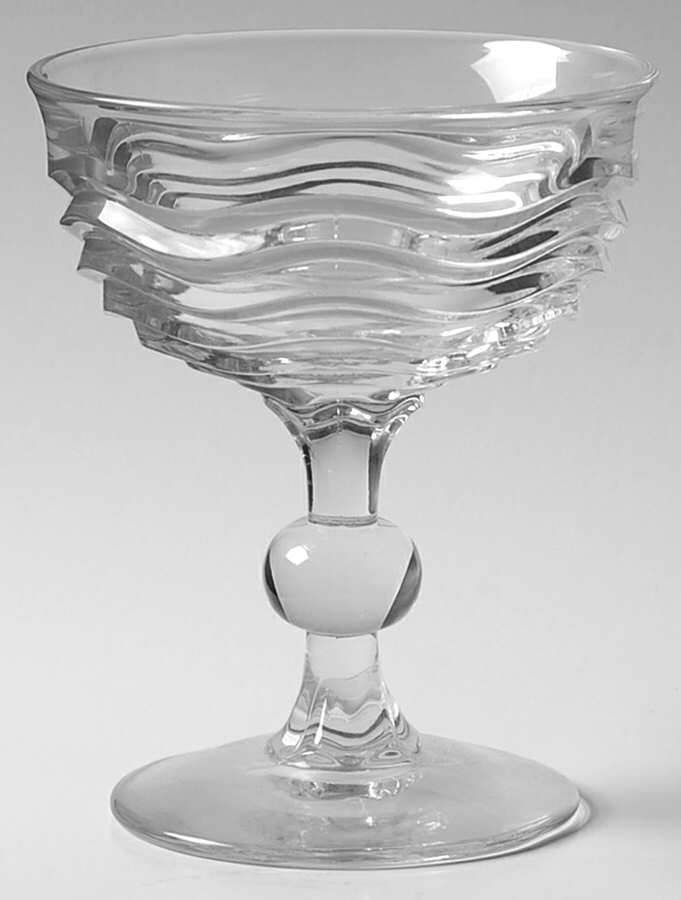 Caribbean Clear Champagne/Tall Sherbet by Duncan & Miller-1