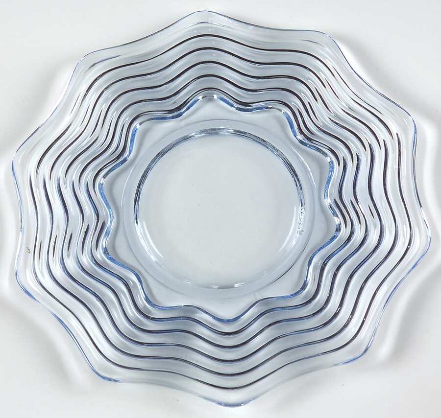 Caribbean Light Blue 7" Salad Plate by Duncan & Miller-1