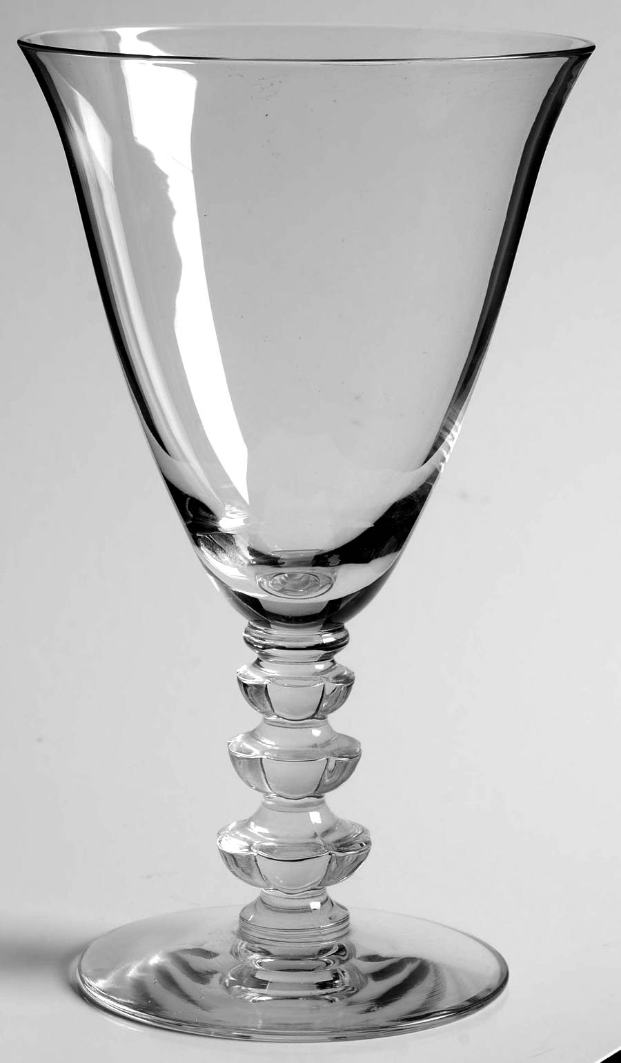 Cathay Clear Water Goblet by Duncan & Miller-1