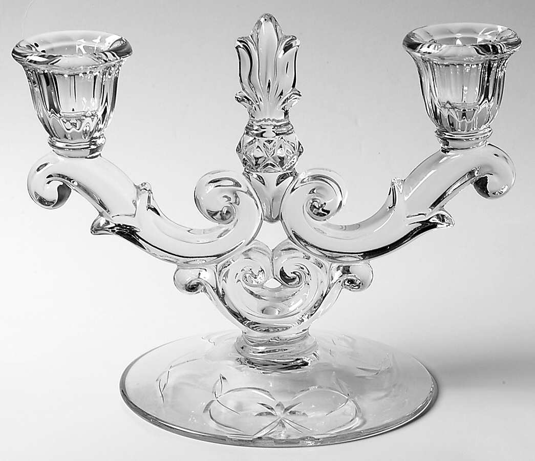 Chantilly Double Light Candlestick by Duncan & Miller-1
