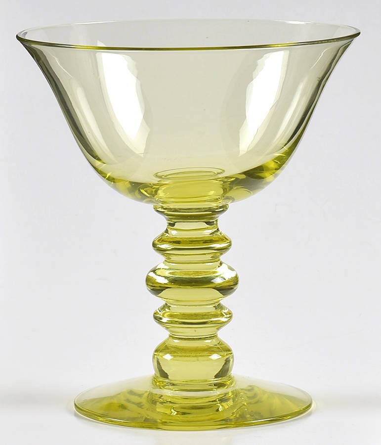 Chartreuse Champagne/Tall Sherbet by Duncan & Miller-1