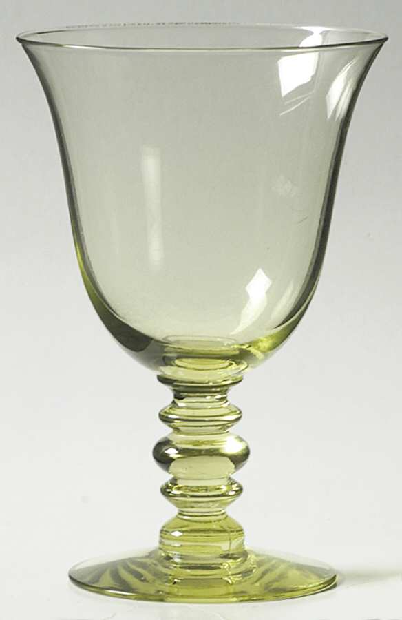 Chartreuse Water Goblet by Duncan & Miller-1