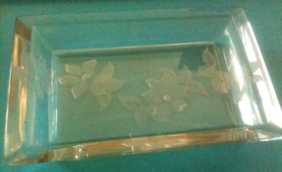 Clematis 12" Floating Garden Bowl by Duncan & Miller-1