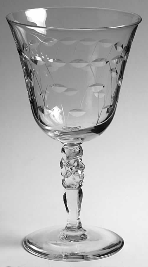 Concerto Water Goblet by Duncan & Miller-1
