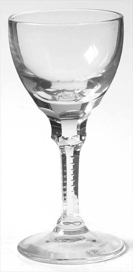 Coronation Cordial Glass by Duncan & Miller-1