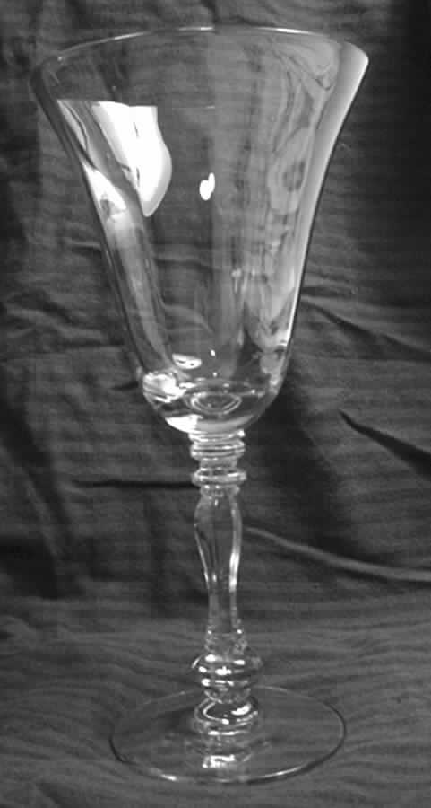 Deauville Optic Plain (Stem 5326) Water Goblet by Duncan & Miller-1
