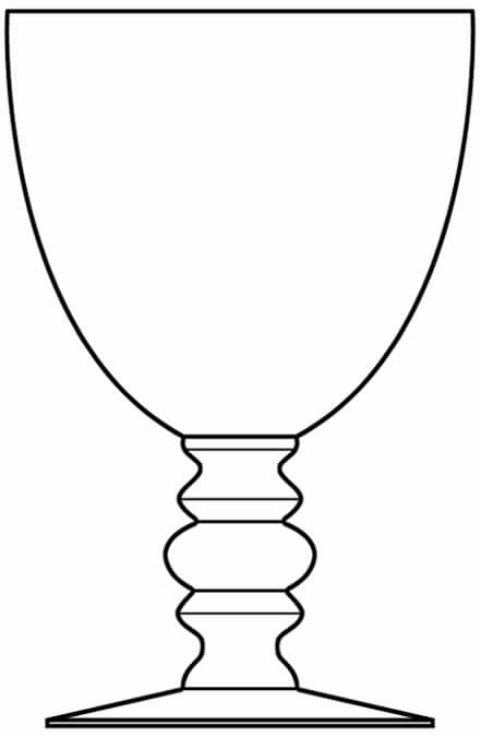 Dover Water Goblet by Duncan & Miller-1