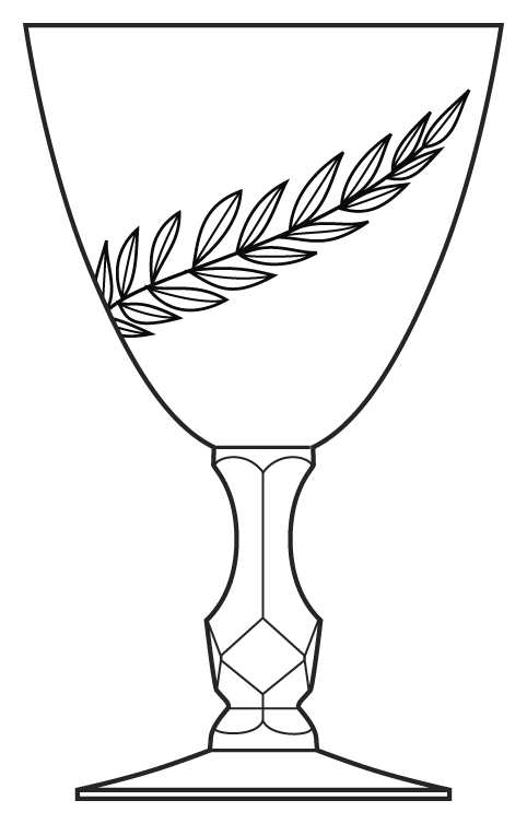 Druid Water Goblet by Duncan & Miller-1
