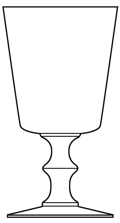 Erin Water Goblet by Duncan & Miller-1