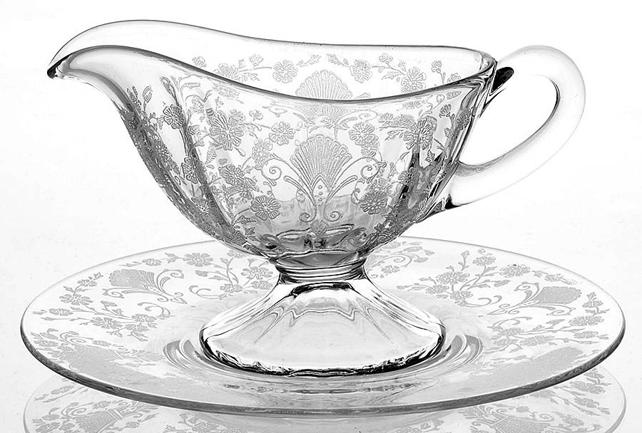 First Love Gravy Boat and Underplate by Duncan & Miller-1