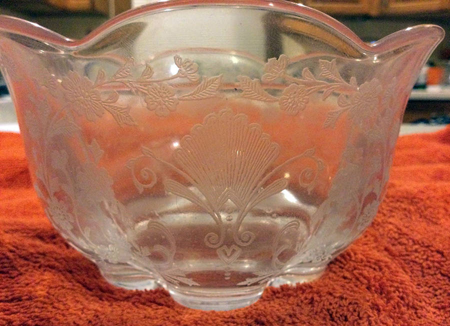 First Love Divided Dressing Bowl Only by Duncan & Miller-1
