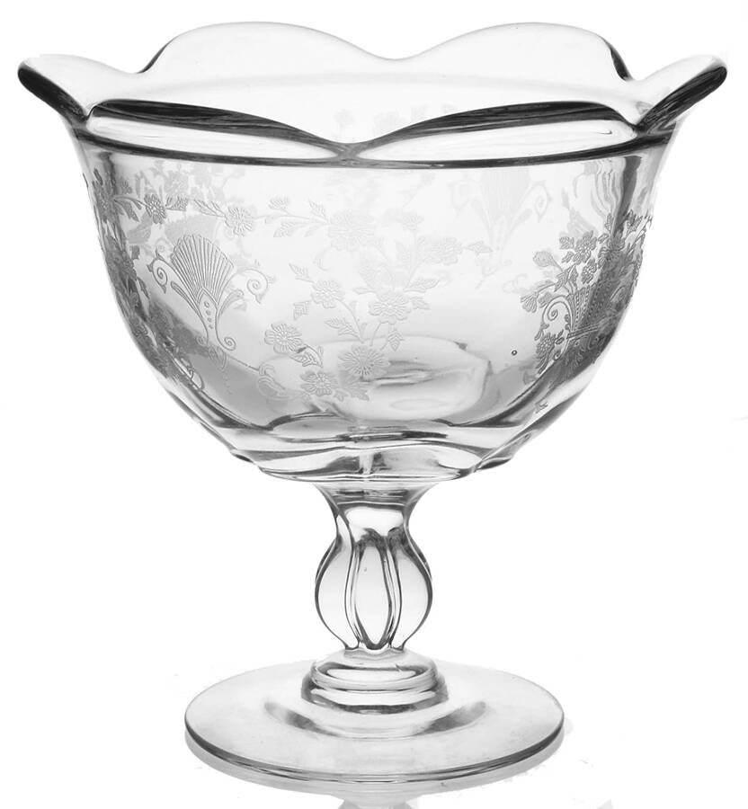 First Love Footed Candy Dish No Lid by Duncan & Miller-1
