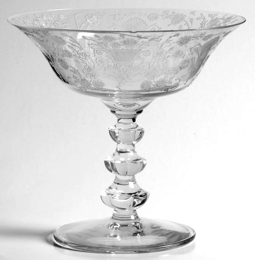 First Love Round Compote (Height X Width) by Duncan & Miller-1