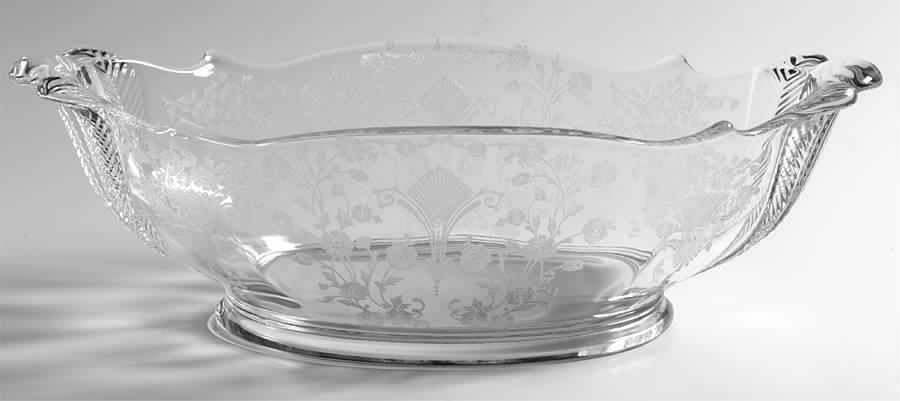 First Love 13" Oval Handled Bowl by Duncan & Miller-1