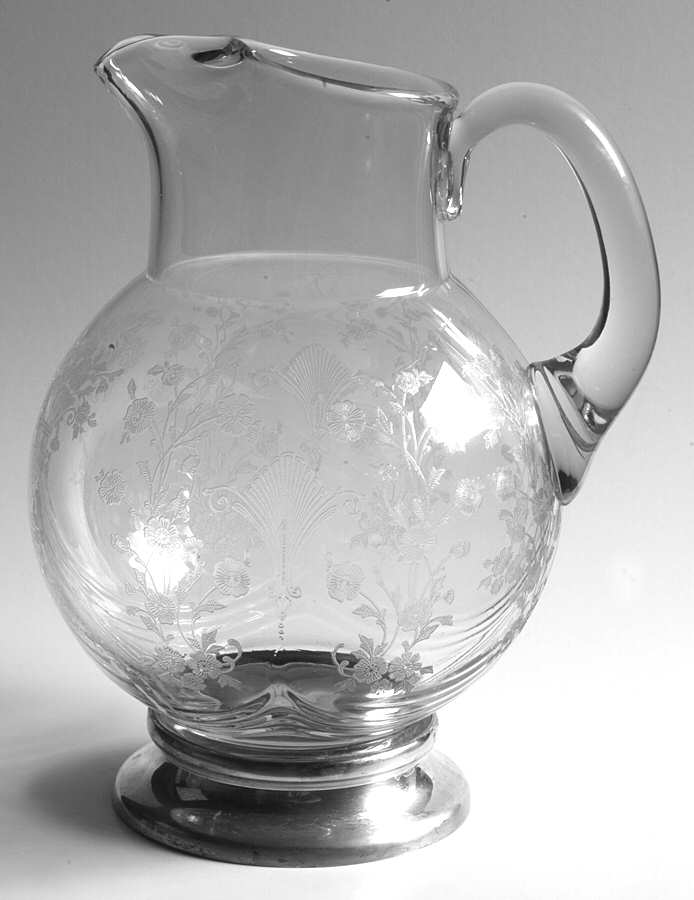 First Love 80 Oz Ice Lip Jug with Sterling Base by Duncan & Miller-1
