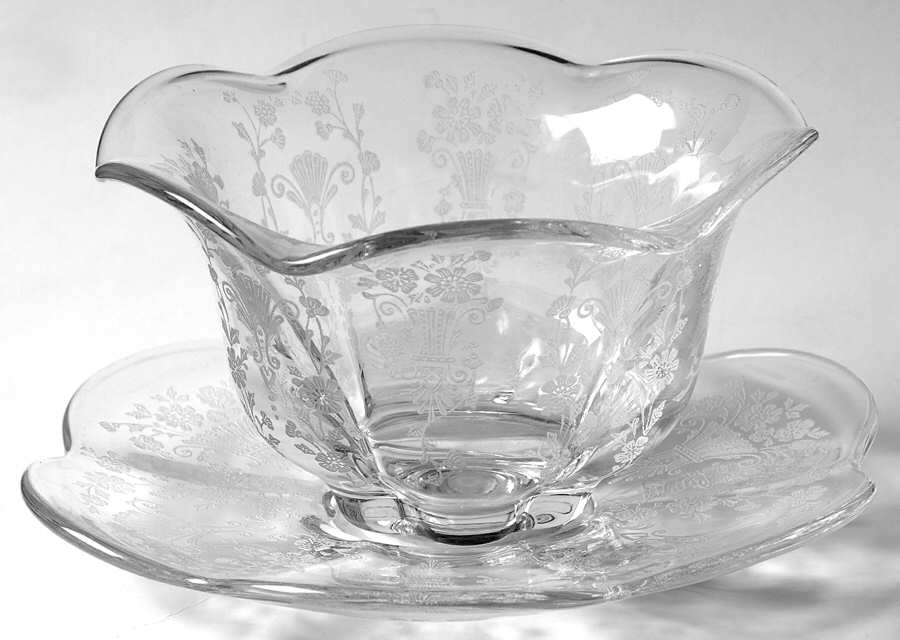 First Love Mayonnaise Bowl and Underplate by Duncan & Miller-1