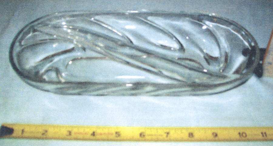 Flair 11" Oval 2 Part Relish by Duncan & Miller-1