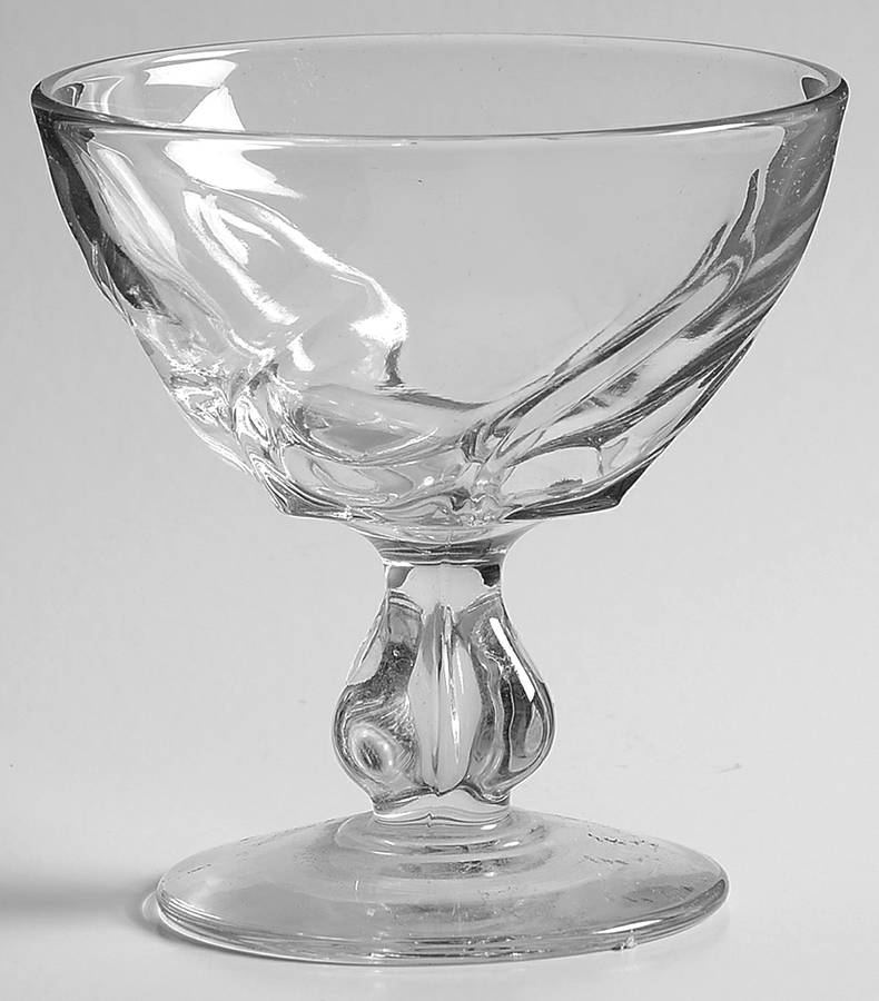 Flair Champagne/Tall Sherbet by Duncan & Miller-1