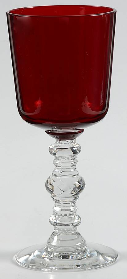 Granada Ruby Bowl Water Goblet by Duncan & Miller-1