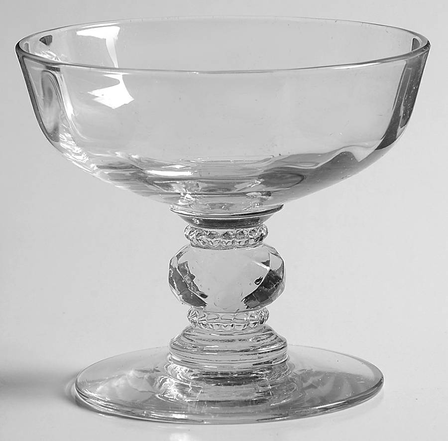 Granada Clear Low Sherbet by Duncan & Miller-1