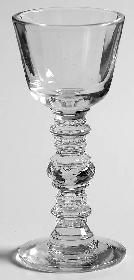 Granada Clear Cordial Glass by Duncan & Miller-1