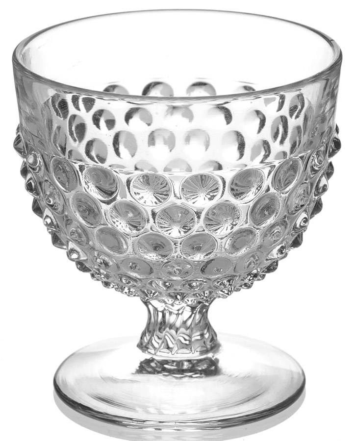 Hobnail Clear (Pressed) Oyster or Fruit Cocktail by Duncan & Miller-1
