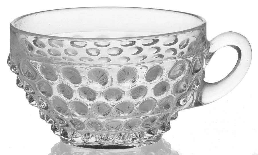 Hobnail Clear (Pressed) Cup Only by Duncan & Miller-1