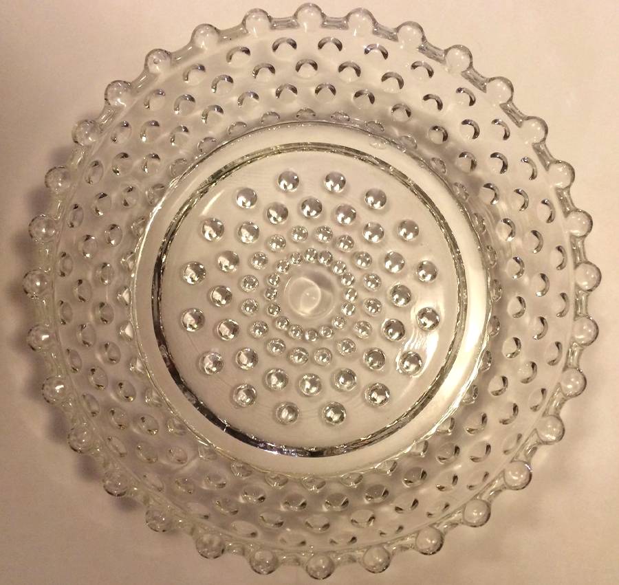 Hobnail Clear (Pressed) Small Fruit Dessert Bowl by Duncan & Miller-1