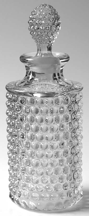 Hobnail Clear (Pressed) Decanter & Stopper by Duncan & Miller-1
