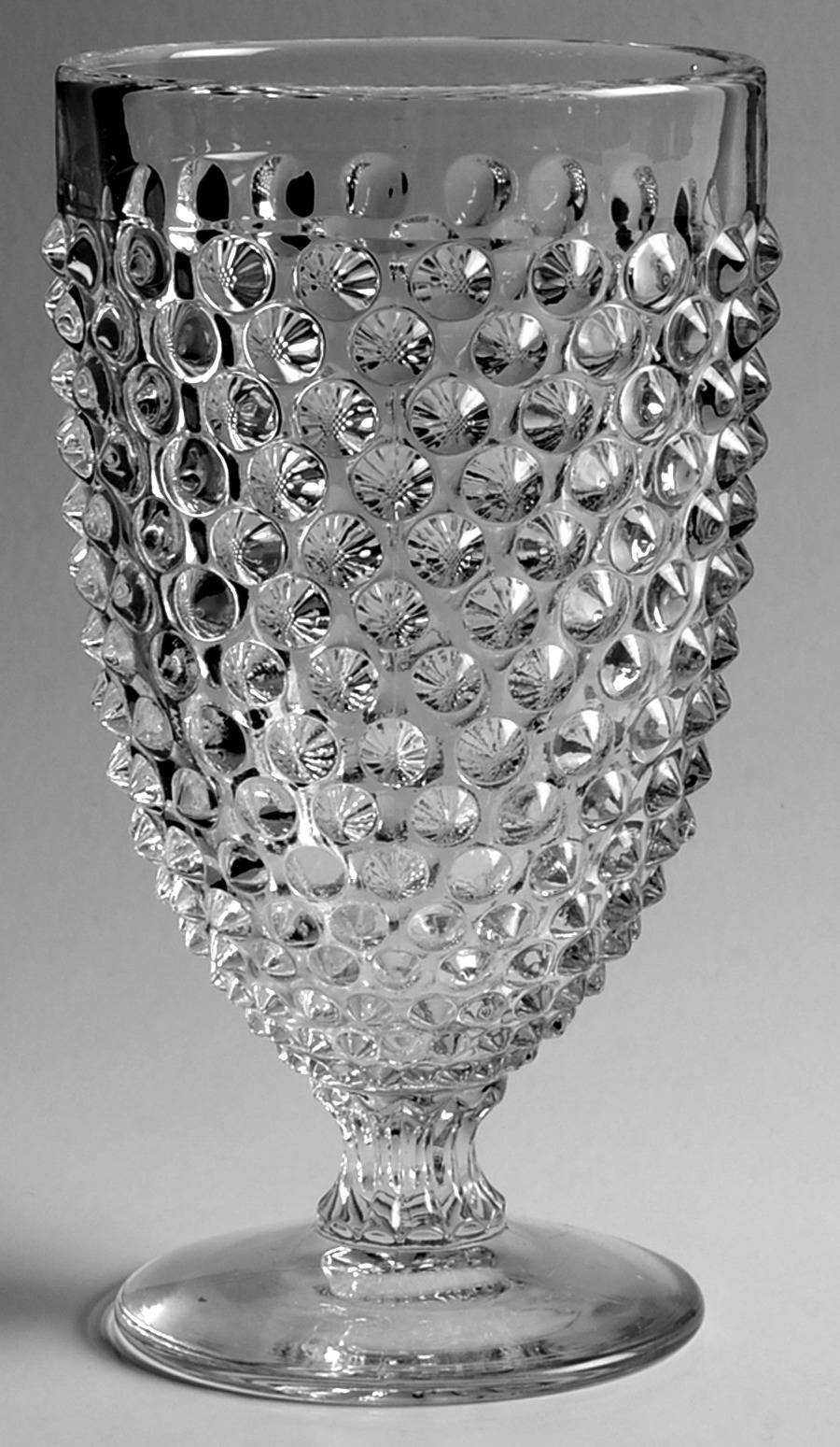 Hobnail Clear (Pressed) Iced Tea by Duncan & Miller-1