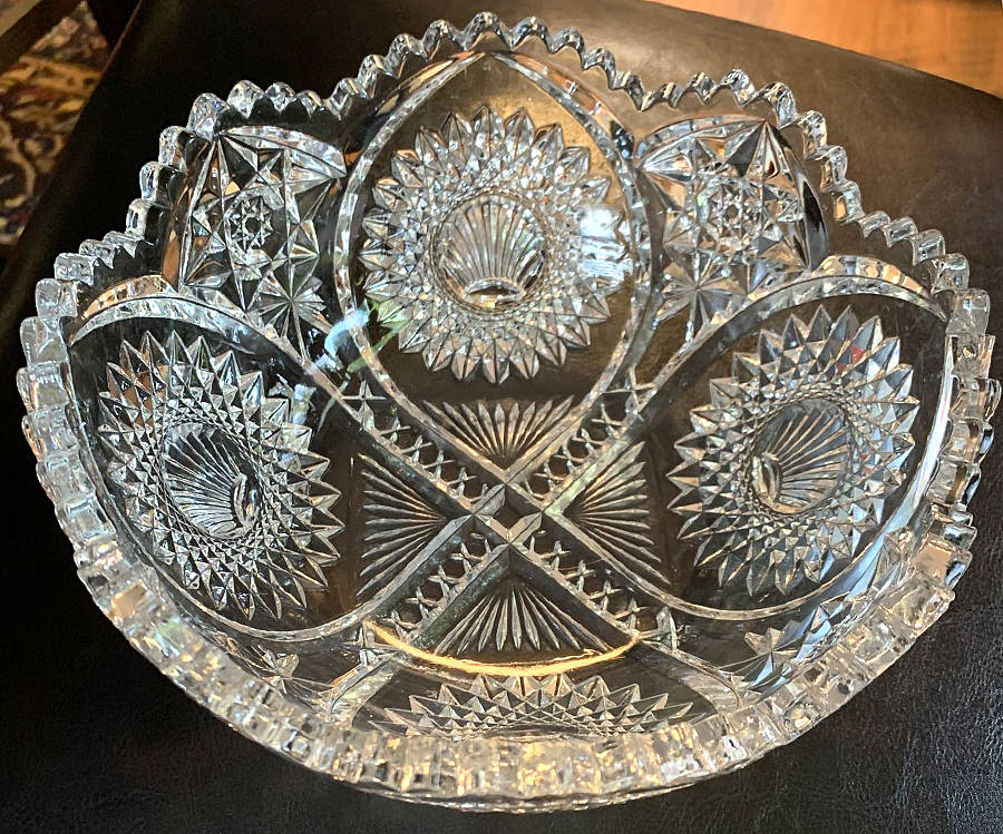 Homestead Clear 8" Round Bowl by Duncan & Miller-1