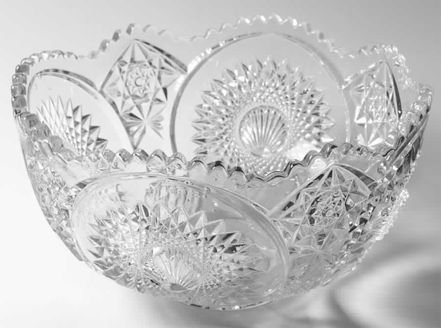 Homestead Clear Punch Bowl by Duncan & Miller-1
