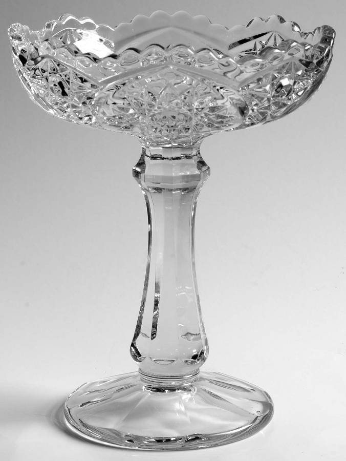 Homestead Clear 8" Open Compote by Duncan & Miller-1