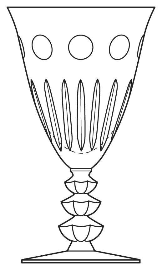 Juno Water Goblet by Duncan & Miller-1