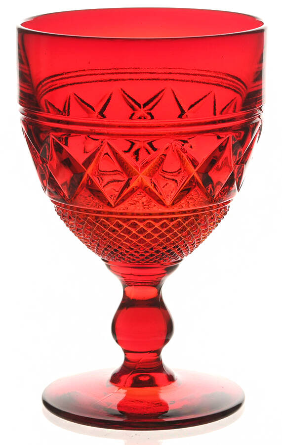 Kimberly Ruby (Stem 22, All Red) Water Goblet by Duncan & Miller-1