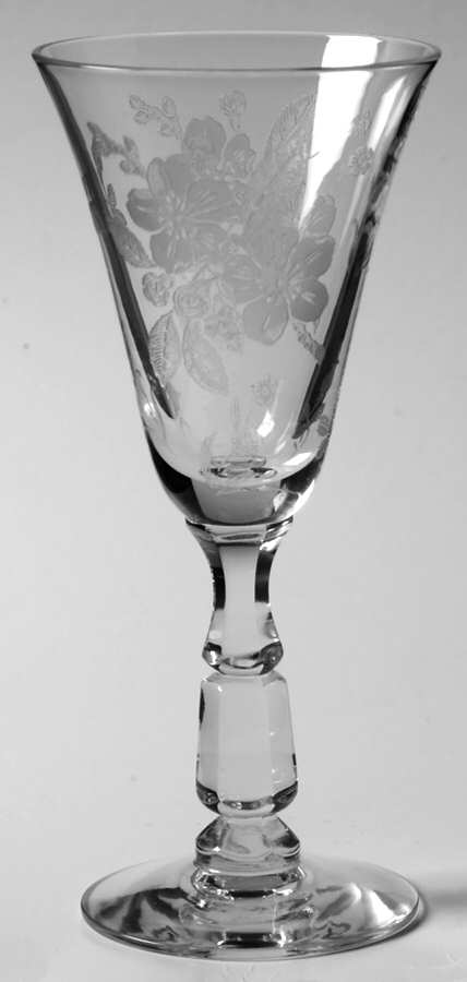 Language of Flowers Wine Glass by Duncan & Miller-1