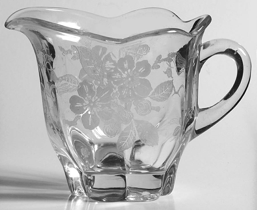 Language of Flowers Creamer by Duncan & Miller-1