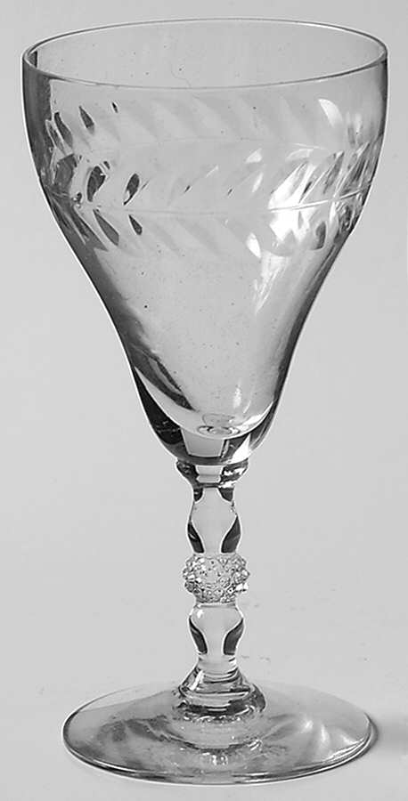 Laurel Wreath Wine Glass by Duncan & Miller-1