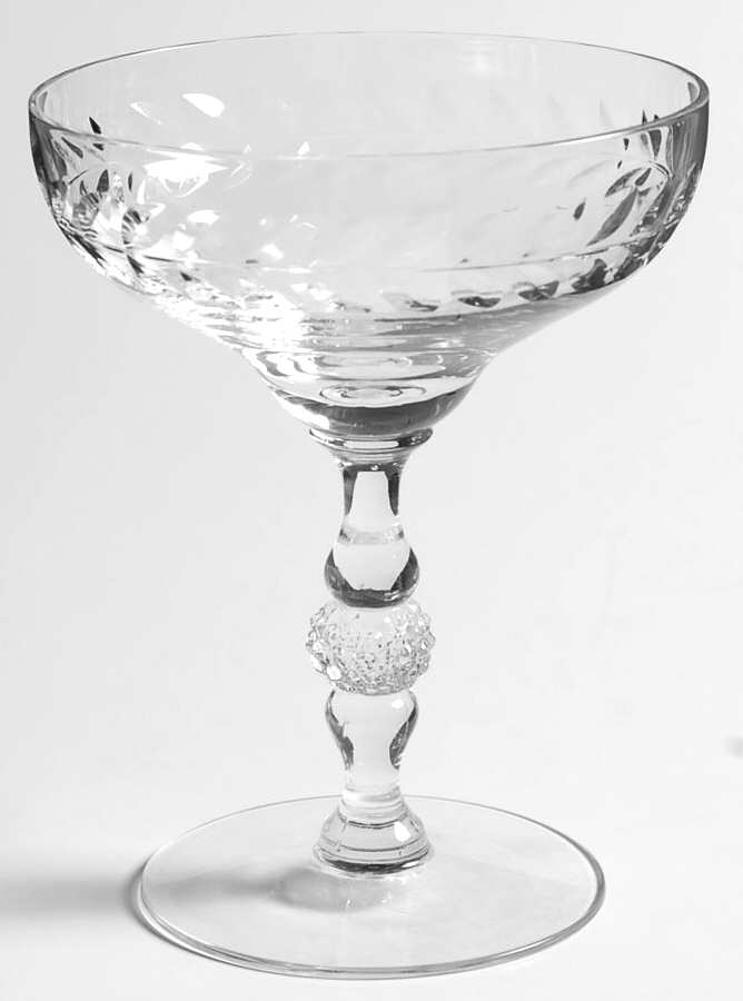 Laurel Wreath Champagne/Tall Sherbet by Duncan & Miller-1