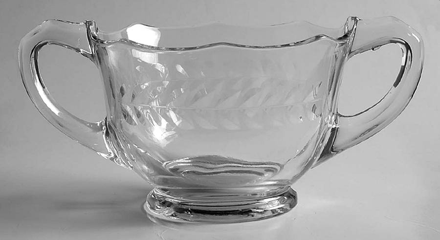 Laurel Wreath Open Sugar by Duncan & Miller-1