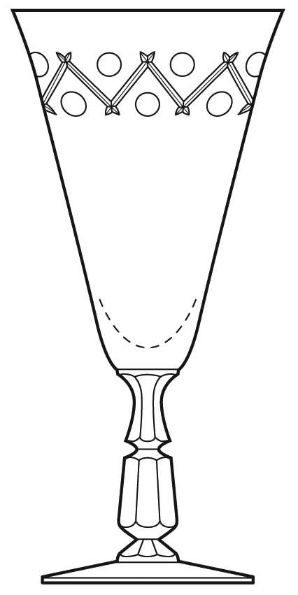 Lexington Water Goblet by Duncan & Miller-1