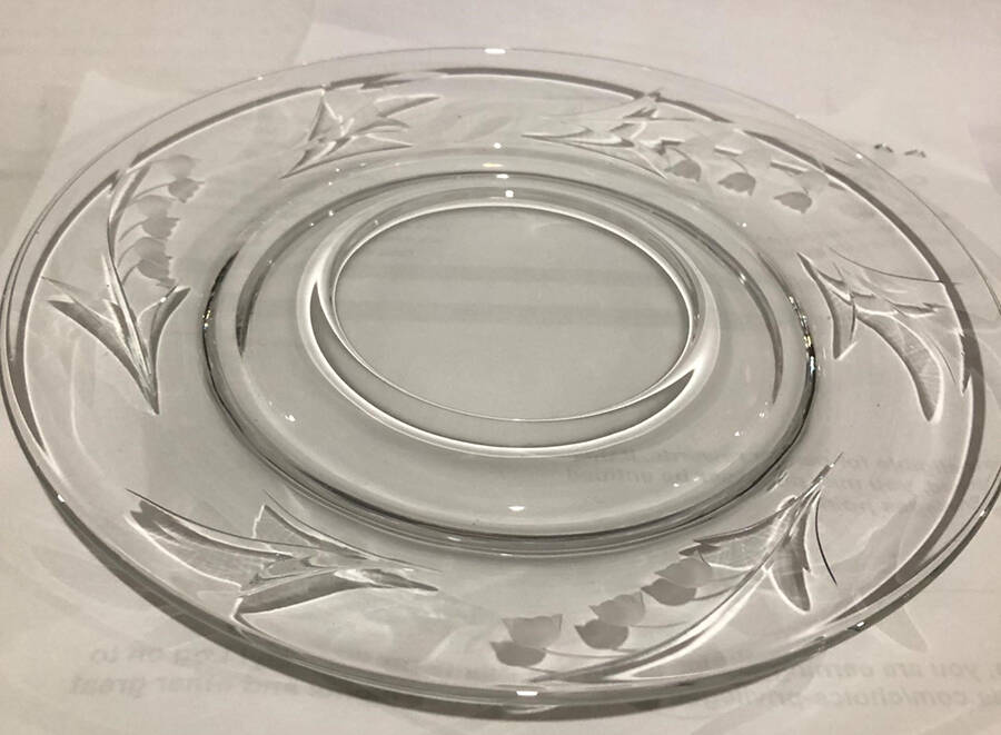 Lily of The Valley (Cut) Mayonnaise Underplate Only by Duncan & Miller-1