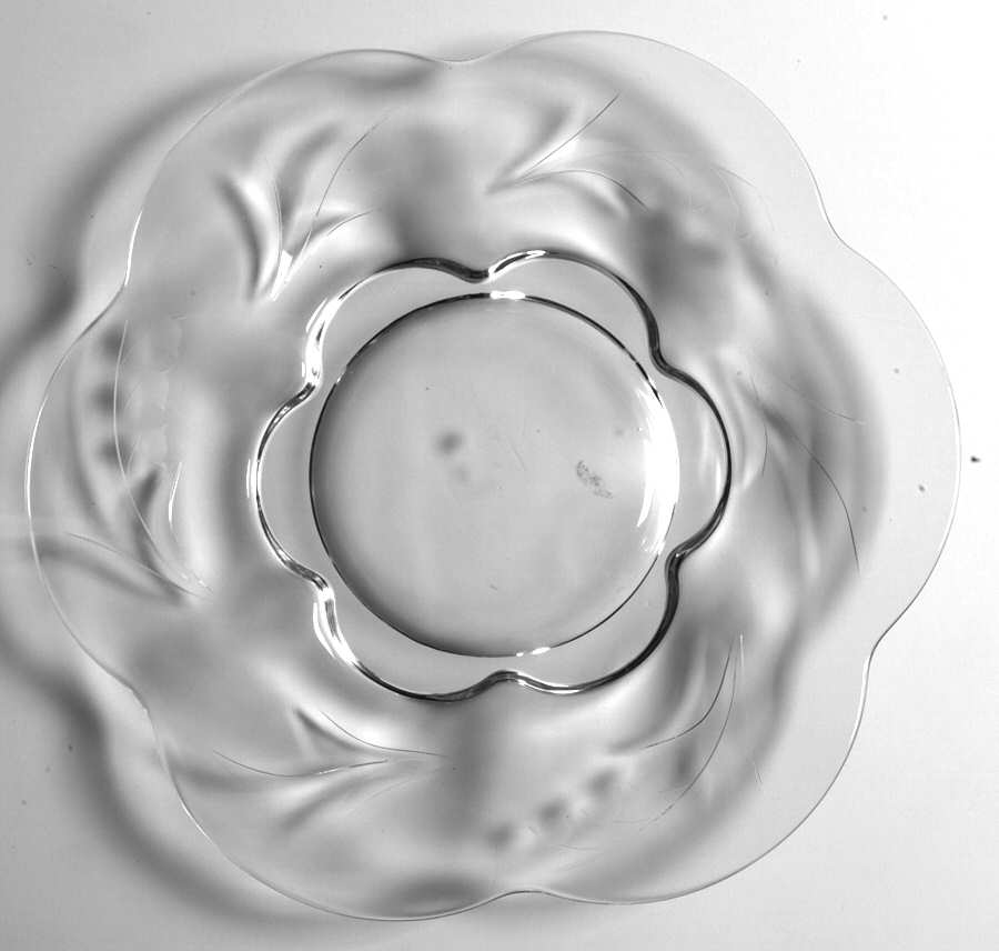 Lily of The Valley (Cut) Canterbury Luncheon Plate by Duncan & Miller-1