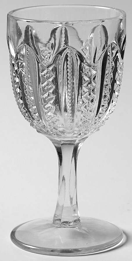Mardi Gras Clear (Pressed) Sherry by Duncan & Miller-1