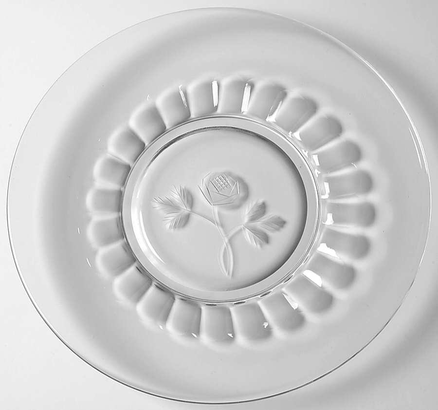 Margaret Rose Luncheon Plate by Duncan & Miller-1
